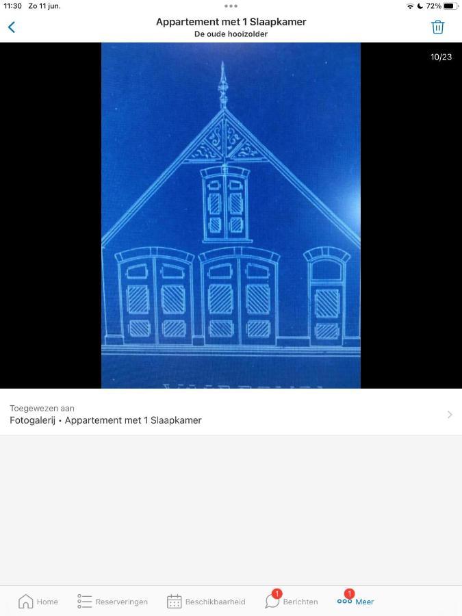 De Oude Paardentramremise Lejlighed Ulrum Eksteriør billede